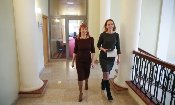 Švietimo ir mokslo ministerijoje vyko etatinio mokytojų darbo užmokesčio modelio pristatymas. Vladimiro Ivanovo (VŽ) nuotr.
