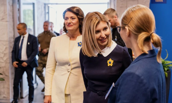 Olena Zelenska, Ukrainos pirmoji ponia. Eitvydo Kinaičio (prezidentūros) nuotr.