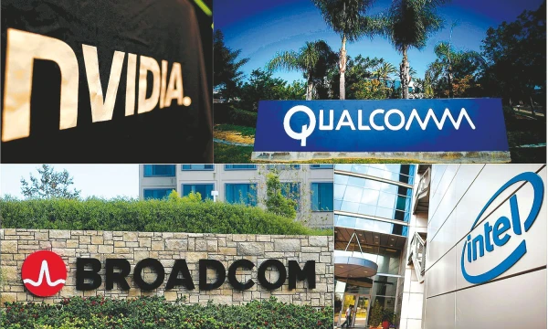 Jei „Qualcomm“ ir „Broadcom“ susijungtų, nauja įmonė vis tiek būtų tik trečia pagal dydį pasaulinėje lustų rinkoje, kurioje dominuoja „Samsung“ ir „Intel“. Niro Eliaso, Mike‘o Blake‘o, Roberto Galbraitho („Scanpix“ / „Reuters“) nuotr.