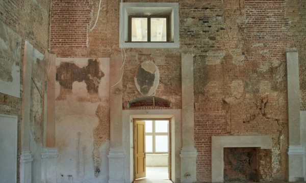 Restauruojami Sapiegų rūmai Vilniuje, Antakalnyje. Audriaus Solomino nuotr.