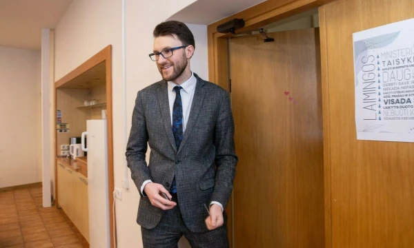 Vytautas Šilinskas, socialinės apsaugos ir darbo ministras. Juditos Grigelytės (VŽ) nuotr.