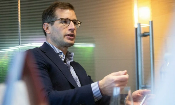 Johanas Akerblomas, „Citadele“ banko vadovas. Vladimiro Ivanovo (VŽ) nuotr.