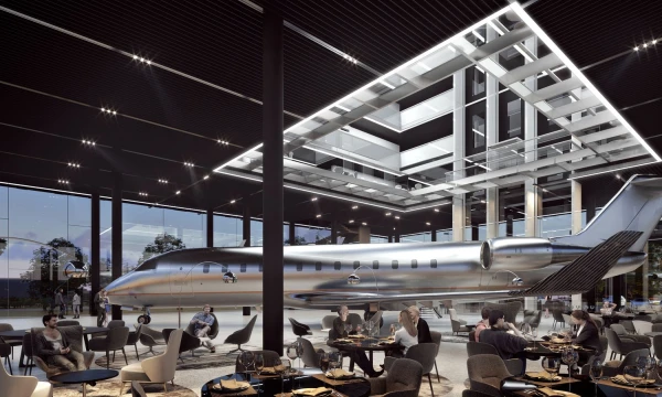 Bendrovės vizualizacijos.