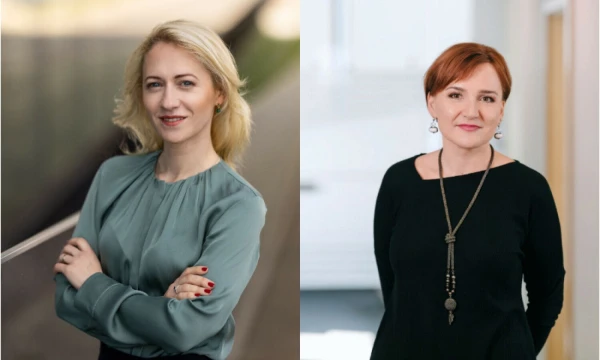 Eglė Dovbyšienė, SEB banko valdybos narė ir Mažmeninės bankininkystės tarnybos vadovė ir Sigita Rutkauskaitė, INVEGOS Priemonių valdymo skyriaus vyriausioji projektų vadovė.