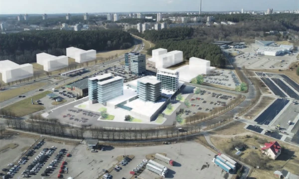 Bendrovės vizualizacija.