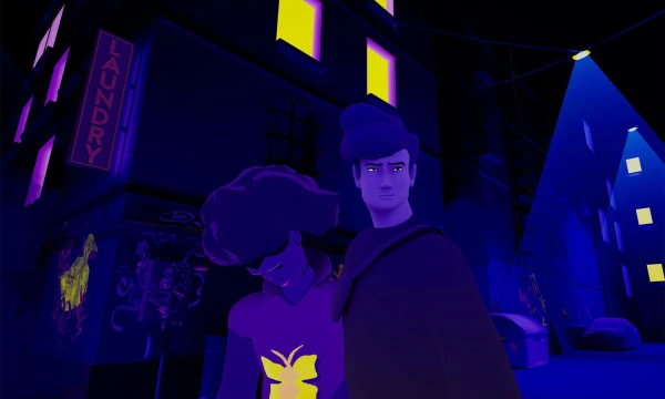 Kauno šiuolaikinio miesto festivalis „Audra“. Kadras is? VR patirties „Missing 10 Hours“.