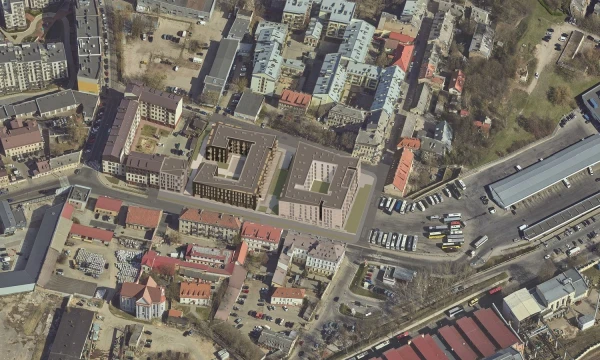 Bendrovės vizualizacija.