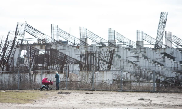 Viliamasi, kad naujasis Koncesijų įstatymas prisidės prie Nacionalinio stadiono projekto išjudinimo iš "mirties taško". Juditos Grigelytės (VŽ) nuotr. 