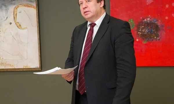 Raimundas Karoblis, užsienio reikalų viceministras, buvęs Lietuvos ambasadorius Europos Sąjungoje. Juditos Grigelytės (VŽ) nuotr.