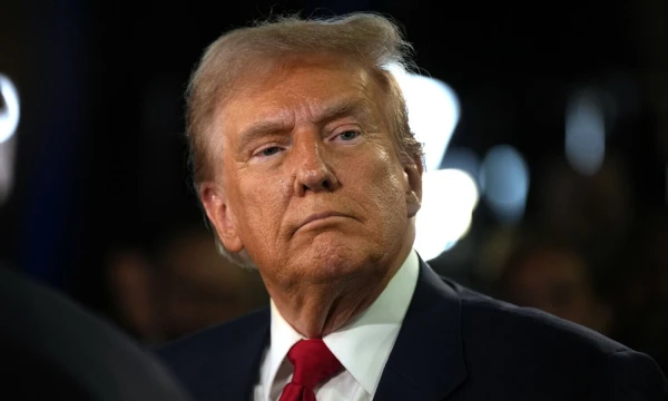 Donaldas Trumpas, Respublikonų partijos kandidatas į prezidentus ir buvęs JAV prezidentas. Matt Slocum (AP/„Scanpix“) nuotr.