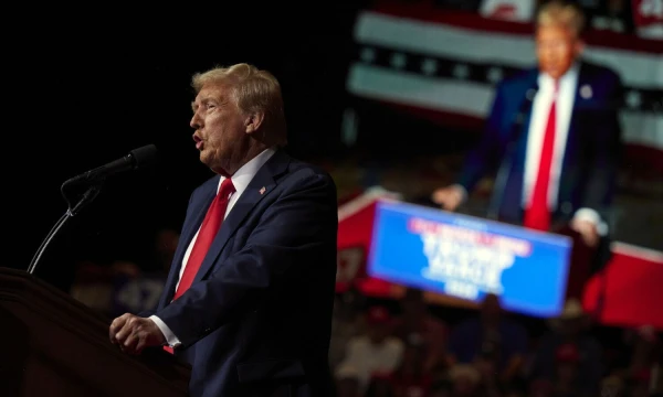 Respublikonas ir buvęs JAV prezidentas Donaldas Trumpas. Bridget Bennett („The New York Times“) nuotr.