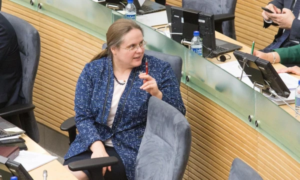 Agnė Širinskienė, Valstiečių ir žaliųjų frakcijos narė. Juditos Grigelytės (VŽ) nuotr.