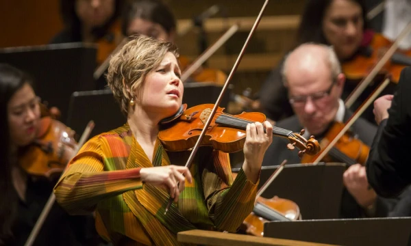 Smuikininkė Leila Josefowicz (Kanada, JAV). Criso Lee nuotr.