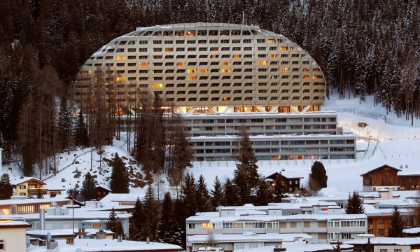 The InterContinental hotel is seen in the Swiss mountain resort of Davos, Switzerland, January 11, 2018  REUTERS/Arnd Wiegmann