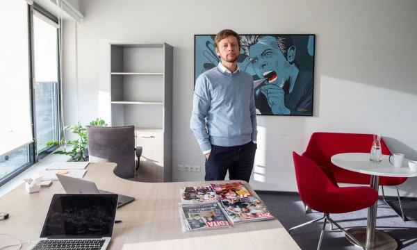 Tomas Balžekas, UAB „Media bitės“ generalinis direktorius. Juditos Grigelytės (VŽ) nuotr.