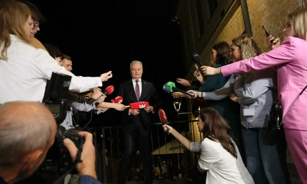Gitano Nausėdos rinkimų štabas. Vladimiro Ivanovo (VŽ) nuotr.