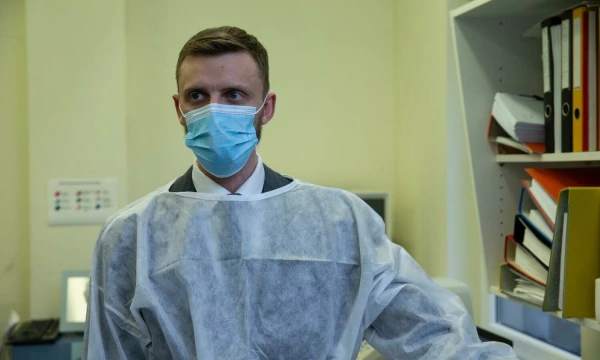 Danas Bakša, Nacionalinės visuomenės sveikatos priežiūros laboratorijos vadovas. Vladimiro Ivanovo (VŽ) nuotr.