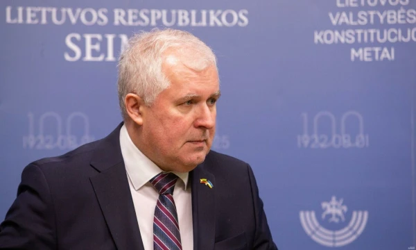 Arvydas Anušauskas, krašto apsaugos ministras. Juditos Grigelytės (VŽ) nuotr.