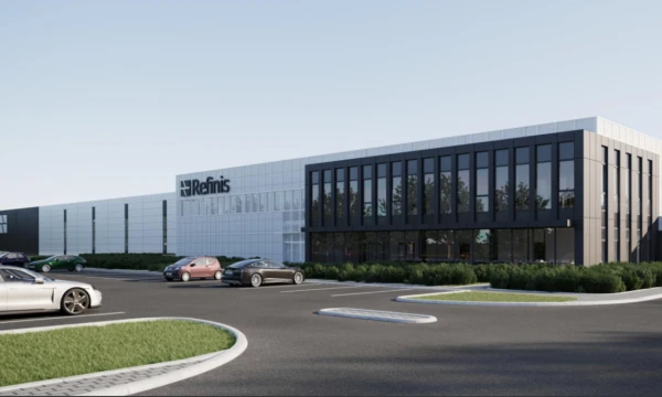 Įmonės vizualizacija.