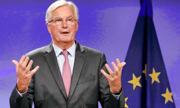 Michelis Barnier, vyriausiasis ES „Brexit“ derybininkas. Francois Lenoir („Reuters“ / „Scanpix“) nuotr.