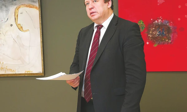 Raimundas Karoblis, užsienio reikalų viceministras, buvęs Lietuvos ambasadorius Europos Sąjungoje. Juditos Grigelytės (VŽ) nuotr.
