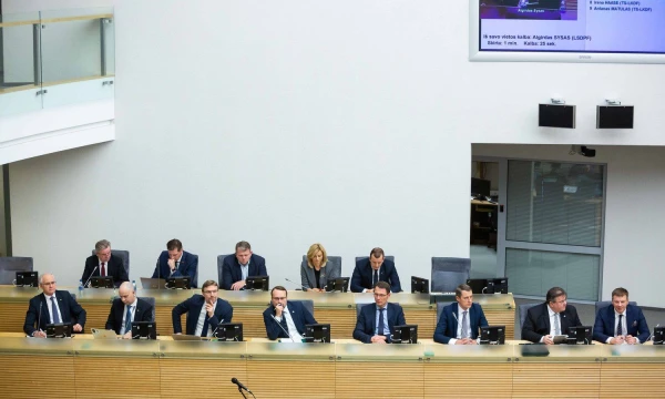 Premjero Sauliaus Skvernelio vadovaujamas ministrų kabinetas. „15min“ nuotr.