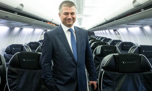Gediminas Žiemelis, bendrovės „Avia Solutions Group“ valdybos pirmininkas. Juditos Grigelytės (VŽ) nuotr.