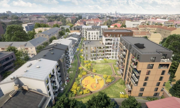 Bendrovės vizualizacija.