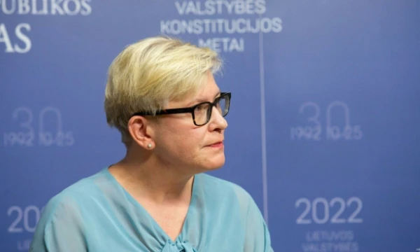 Ministrė pirmininkė Ingrida Šimonytė. Juditos Grigelytės (VŽ) nuotr.