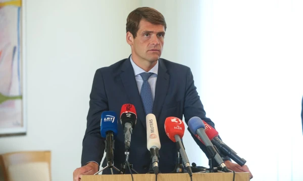 Remigijus Žemaitaitis, Tvarkos ir teisingumo partijos lyderis, yra taikomas į naujuosius Seimo pirmininko pavaduotojus. Vladimiro Ivanovo (VŽ) nuotr.