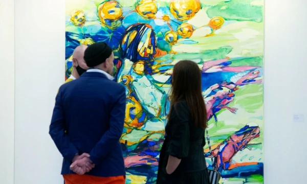 Šiuolaikinio meno mugė „ArtVilnius’21“. Juditos Grigelytės (VŽ) nuotr.