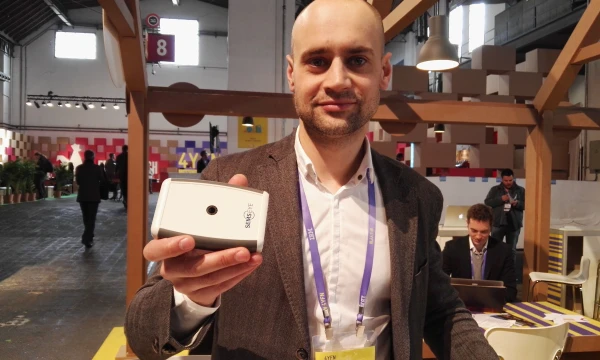 Andrius Ojeras, „SEMS Technologies“ direktorius: „Gerai, kad čia nelabai užklysta nemokamų tušinukų ieškotojai.“ Gintauto Degučio nuotr.