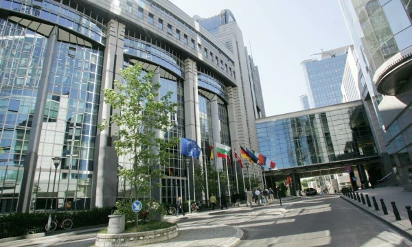 Būsimos kadencijos Europos Parlamento nariams netrukus susirinkus į šios institucijos būstinę Briuselyje, beveik iškart prasidės derybos dėl to, koks bus ES biudžetas 2028-2032 m. Juditos Grigelytės (VŽ) nuotr.