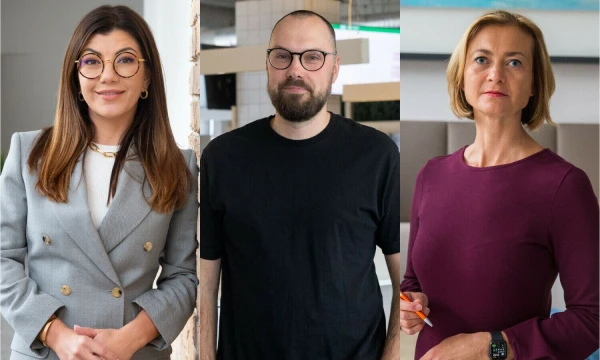 Henrika Bivainienė, atrankų ir HR sprendimų bendrovės „Amston“ direktorė (kairėje); Darius Dužinskas, „Ovoko“ personalo vadovas (viduryje) ir Aušra Bytautienė, Personalo valdymo profesionalų asociacijos direktorė (dešinėje). VŽ koliažas