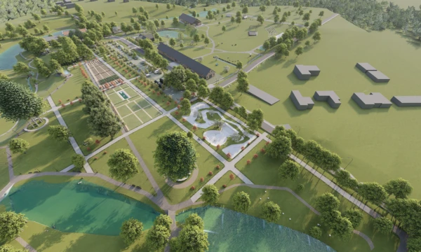 Linkuvos dvaro parko Kaune, Šilainiuose, vizija.