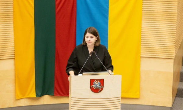 Seimo nariams kitų metų biudžeto projektą pristatė Gintarė Skaistė, finansų ministrė. Vladimiro Ivanovo (VŽ) nuotr.