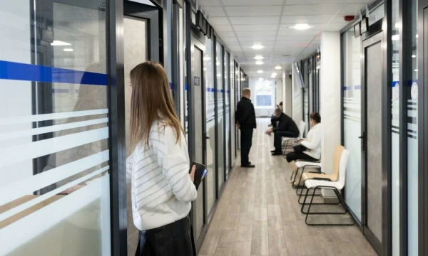 Užimtumo tarnybos klientų aptarnavimo skyrius Vilniuje. Juditos Grigelytės (VŽ) nuotr.