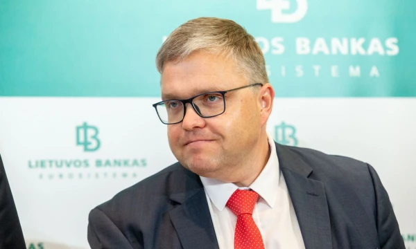 Vitas Vasiliauskas, Lietuvos banko valdybos pirmininkas.Juditos Grigelytės (VŽ) nuotr.