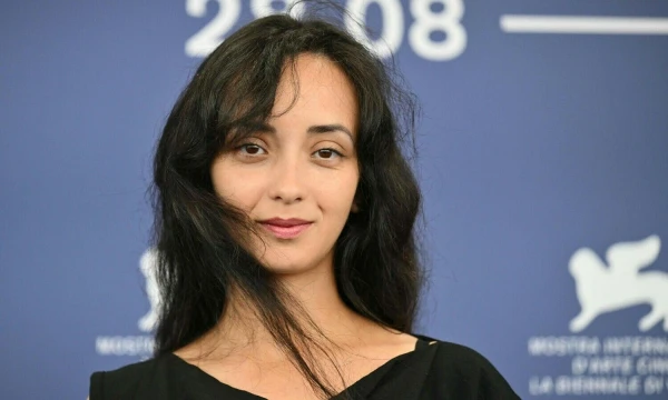 Režisierė Anastasia Trofimova 81-ajame Venecijos kino festivalyje. 2024 m. rugsėjo 5 d. Alberto Pizzoli (AFP / „Scanpix“) nuotr.