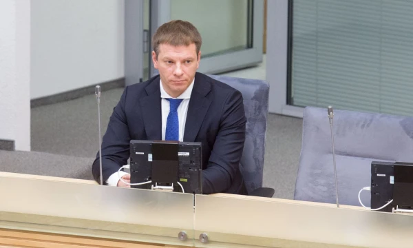Finansų ministras Vilius Šapoka. Juditos Grigelytės (VŽ) nuotr.