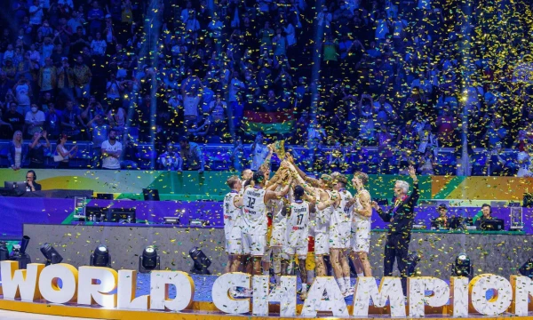 Pasaulio krepšinio čempionato Filipinuose finalas. Eriko Ovčarenko (BNS) nuotr.