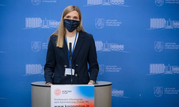 Agnė Bilotaitė, vidaus reikalų ministrė. Dariaus Janučio (LRVK) nuotr.