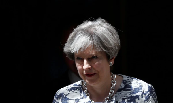 Theresa May, JK premjerė. Stefano Wermutho („Reuters“ / „Scanpix“) nuotr.