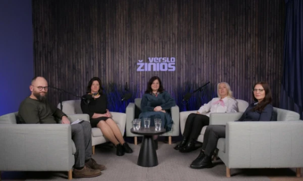 Moderatorius Ugnius Savickas, prof. dr. Živilė Tarasevičienė, prof. dr. Vilma Atkočiūnienė, doc. dr. Jurgita Kulaitienė, doc. dr. Nijolė Vaitkevičienė.