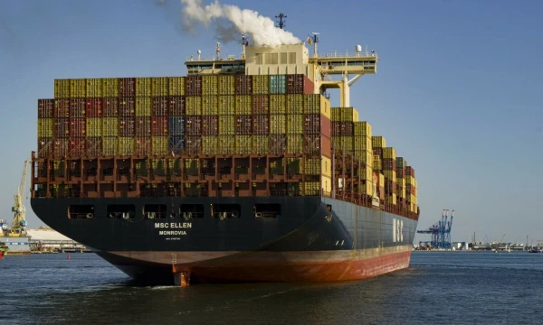 Konteinervežis „MSC ELLEN“. Algimanto Kalvaičio nuotr.