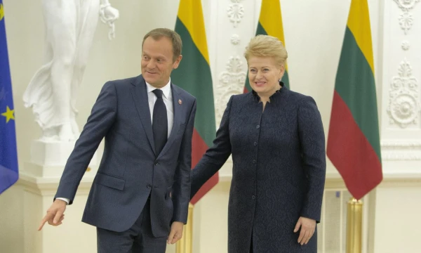 Galbūt kitų metų antrąjį pusmetį paaiškės, kad kadenciją tuo metu jau pabaigusi prezidentė Dalia Grybauskaitė pakeis lenką Donaldą Tuską Europos Vadovų Tarybos pirmininko poste. Juliaus Kalinsko („15min“) nuotr. 