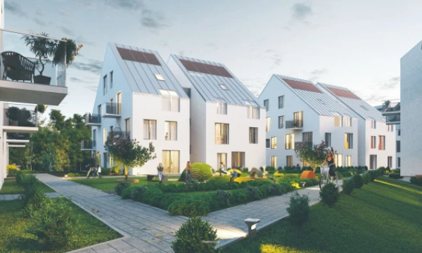 Bendrovės vizualizacija.