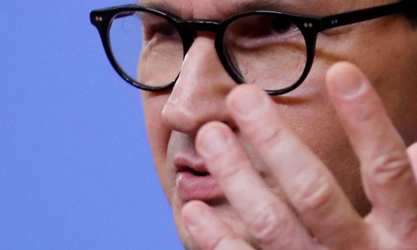 Mateuszas Morawieckis, Lenkijos premjeras. Pascalio Rossignolo („Reuters“ / „Scanpix“) nuotr. 