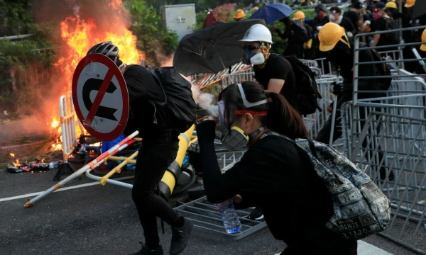 Protestai Honkonge. „Reuters“/„Scanpix“ nuotr.