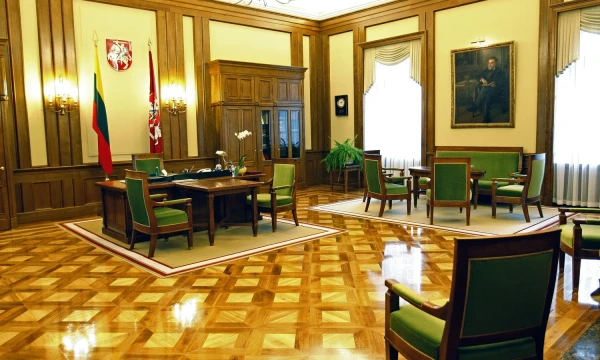 Prezidento darbo kabinetas LR prezidentūroje. Dainiaus Labučio/„Scanpix“ nuotr. 